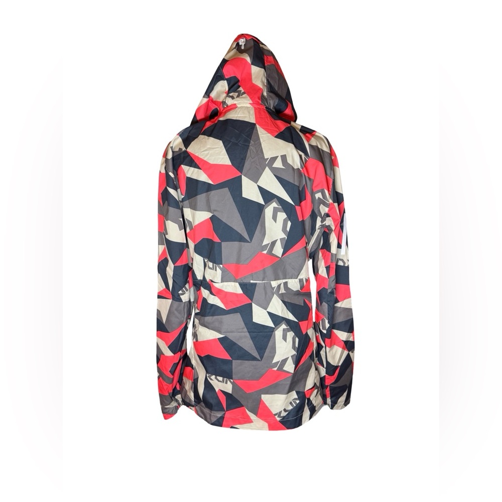Adidas Women’s Running Windbreaker Jacket - Bold Geometric Print - Picture 2 of 11